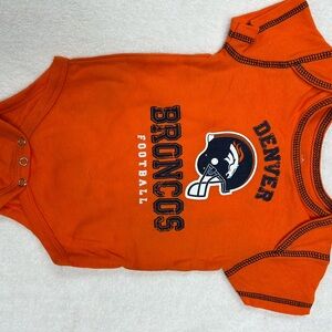 NFL Denver Broncos Orange Team Onesie Apparel Shirt